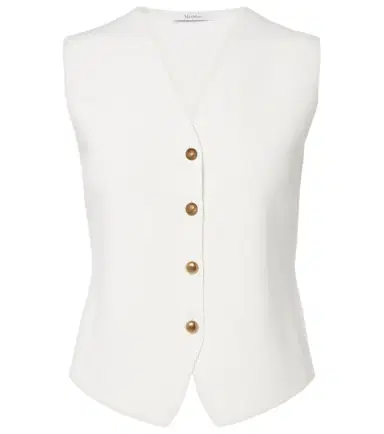Max Mara Knitted crêpe vest | Thumbnail 1