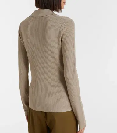 Max Mara Knitted silk and cashmere top | Thumbnail 4