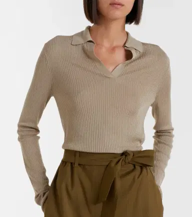 Max Mara Knitted silk and cashmere top | Thumbnail 6