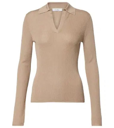 Max Mara Knitted silk and cashmere top | Thumbnail 1