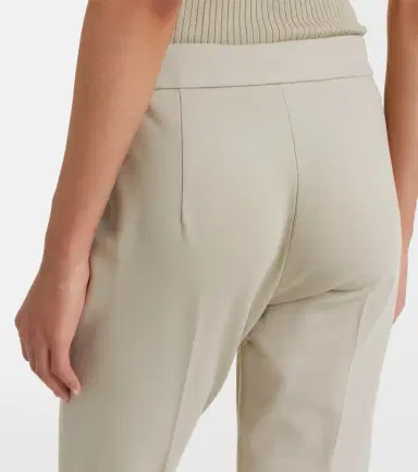 Max Mara Cropped jersey slim pants | Thumbnail 2 Max Mara Cropped jersey slim pants | Thumbnail 2