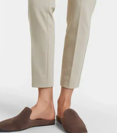 Max Mara Cropped jersey slim pants | Thumbnail 4 Max Mara Cropped jersey slim pants | Thumbnail 4