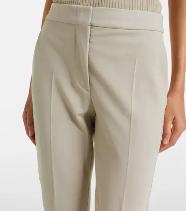 Max Mara Cropped jersey slim pants | Thumbnail 6 Max Mara Cropped jersey slim pants | Thumbnail 6