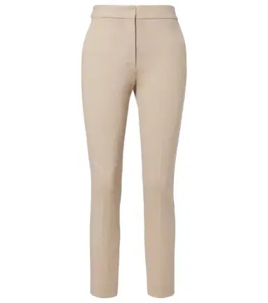 Max Mara Cropped jersey slim pants | Thumbnail 1 Max Mara Cropped jersey slim pants | Thumbnail 1