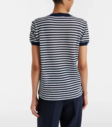 Max Mara Striped cotton-blend jersey T-shirt | Thumbnail 2 Max Mara Striped cotton-blend jersey T-shirt | Thumbnail 2