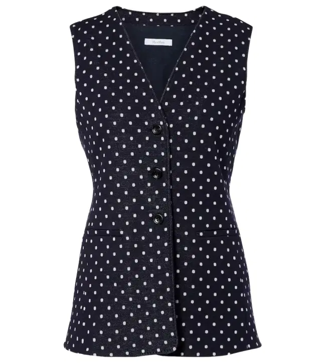 Polka-dot jersey vest
