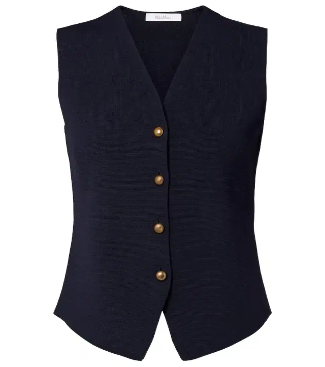 Max Mara Crêpe vest