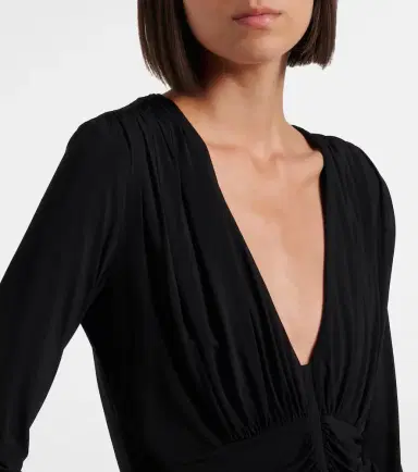 Sportmax Ruched crêpe top | Thumbnail 3