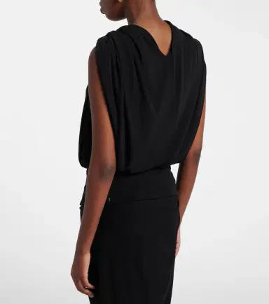 Sportmax Draped crêpe top | Thumbnail 2