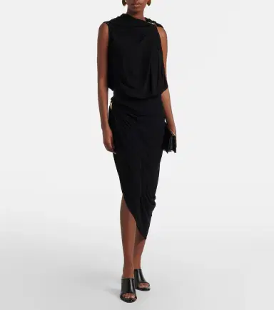 Sportmax Draped crêpe top | Thumbnail 4