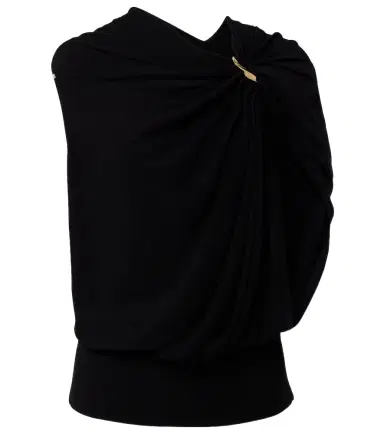 Sportmax Draped crêpe top | Thumbnail 1