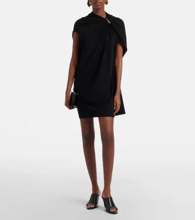 Sportmax Draped crêpe minidress | Thumbnail 4