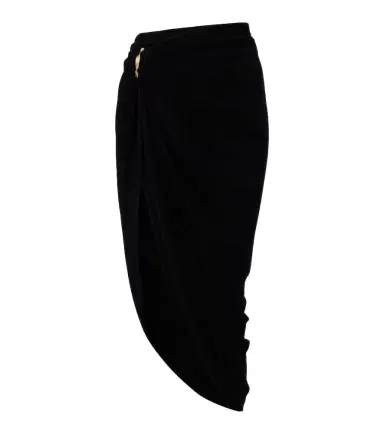 Sportmax Draped asymmetric crêpe midi skirt | Thumbnail 1 Sportmax Draped asymmetric crêpe midi skirt | Thumbnail 1