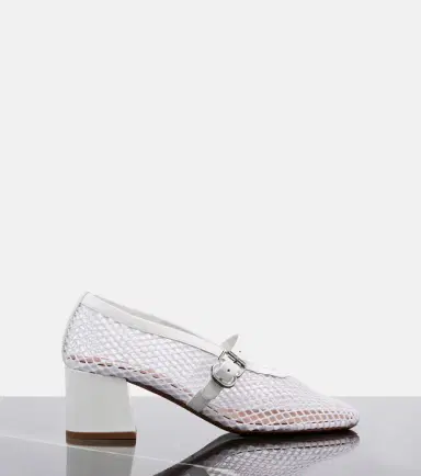 Alaïa Alaïa Babies mesh Mary Jane pumps | Thumbnail 3