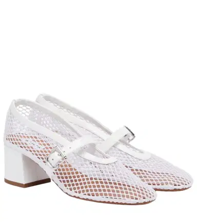 Alaïa Alaïa Babies mesh Mary Jane pumps | Thumbnail 1