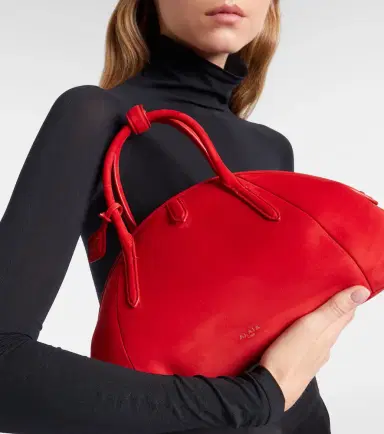 Alaïa Alaïa Purse Small suede top-handle bag | Thumbnail 6