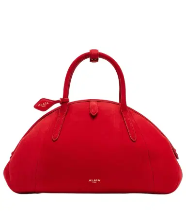 Alaïa Alaïa Purse Small suede top-handle bag | Thumbnail 1