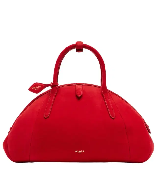 Alaia Alaïa Purse Small suede top-handle bag