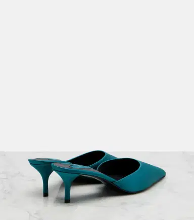 Alaïa Alaïa Le Coeur satin mules | Thumbnail 3