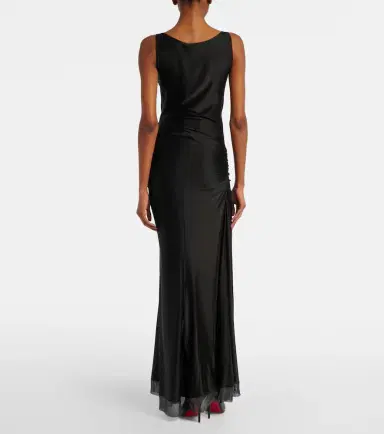 Rabanne Embellished jersey gown | Thumbnail 3 Rabanne Embellished jersey gown | Thumbnail 3