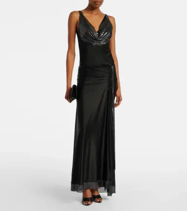 Rabanne Embellished jersey gown | Thumbnail 5 Rabanne Embellished jersey gown | Thumbnail 5