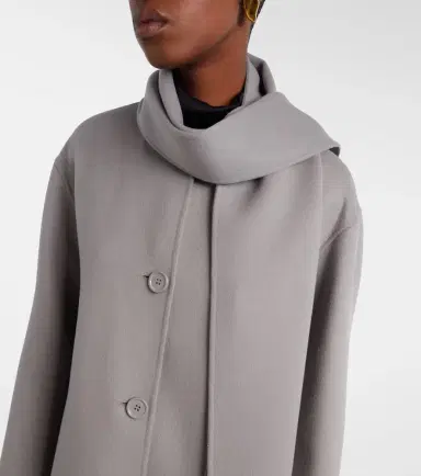 'S Max Mara 'S Max Mara Scarf-detail virgin wool coat | Thumbnail 4