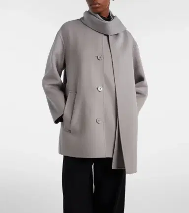 'S Max Mara 'S Max Mara Scarf-detail virgin wool coat | Thumbnail 5