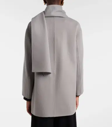 'S Max Mara 'S Max Mara Scarf-detail virgin wool coat | Thumbnail 6