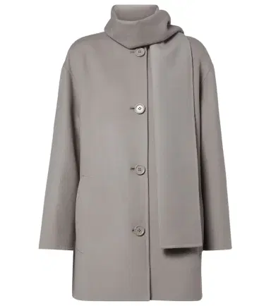 'S Max Mara 'S Max Mara Scarf-detail virgin wool coat | Thumbnail 1