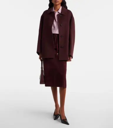 'S Max Mara 'S Max Mara Suede midi skirt | Thumbnail 4 'S Max Mara 'S Max Mara Suede midi skirt | Thumbnail 4