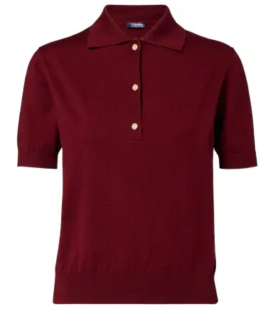 'S Max Mara 'S Max Mara Cotton, silk, and cashmere polo sweater | Thumbnail 1