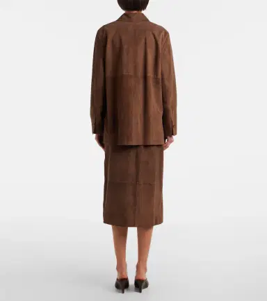 'S Max Mara 'S Max Mara Suede midi skirt | Thumbnail 3 'S Max Mara 'S Max Mara Suede midi skirt | Thumbnail 3
