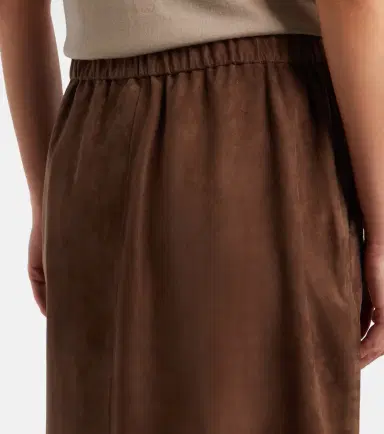 'S Max Mara 'S Max Mara Suede midi skirt | Thumbnail 4 'S Max Mara 'S Max Mara Suede midi skirt | Thumbnail 4