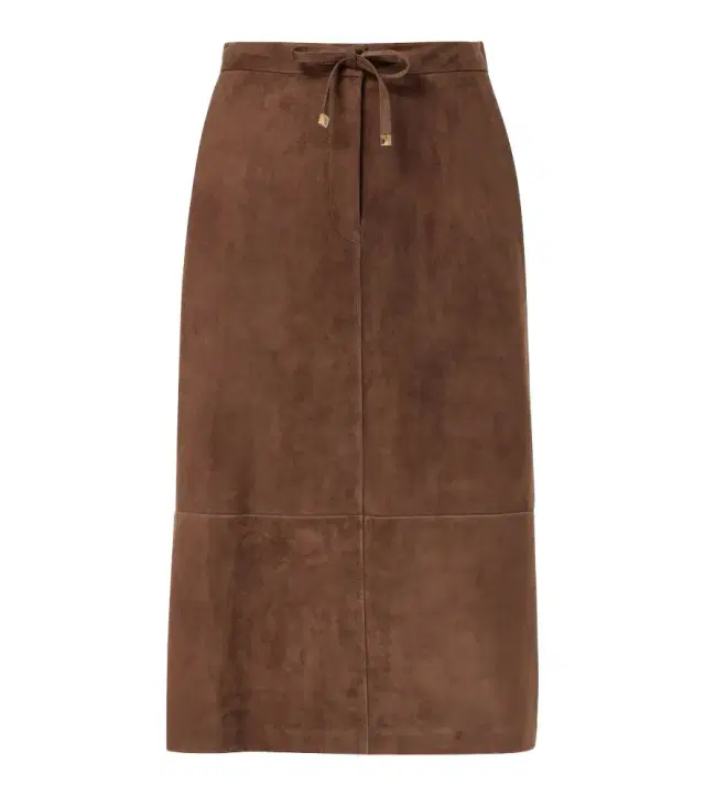 'S Max Mara Suede midi skirt