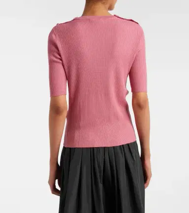 'S Max Mara Ribbed-knit wool top | Thumbnail 4