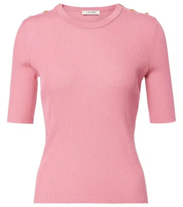 'S Max Mara Ribbed-knit wool top