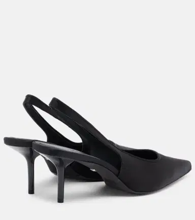 Max Mara Satin slingback pumps | Thumbnail 2
