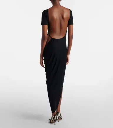 Jacquemus Sole cutout jersey midi dress | Thumbnail 3 Jacquemus Sole cutout jersey midi dress | Thumbnail 3