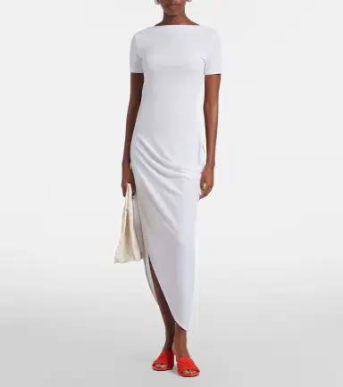 Jacquemus The Sole cutout jersey midi dress | Thumbnail 2 Jacquemus The Sole cutout jersey midi dress | Thumbnail 2