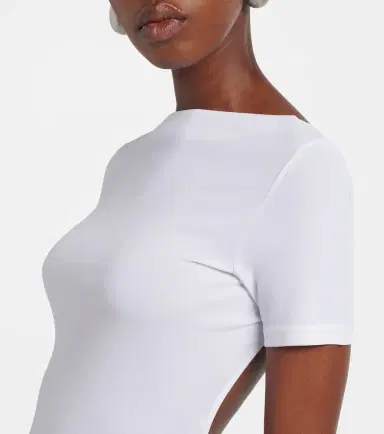 Jacquemus The Sole cutout jersey midi dress | Thumbnail 3 Jacquemus The Sole cutout jersey midi dress | Thumbnail 3