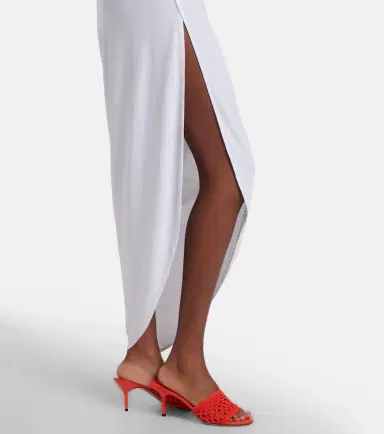 Jacquemus The Sole cutout jersey midi dress | Thumbnail 4 Jacquemus The Sole cutout jersey midi dress | Thumbnail 4