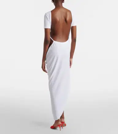 Jacquemus The Sole cutout jersey midi dress | Thumbnail 6 Jacquemus The Sole cutout jersey midi dress | Thumbnail 6