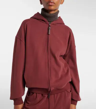 Brunello Cucinelli Monili cotton jersey zip-up hoodie | Thumbnail 5 Brunello Cucinelli Monili cotton jersey zip-up hoodie | Thumbnail 5