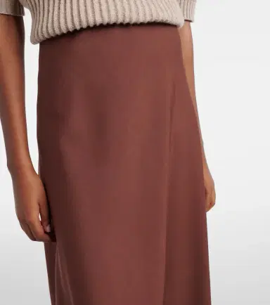 Brunello Cucinelli Wool-blend midi skirt | Thumbnail 4 Brunello Cucinelli Wool-blend midi skirt | Thumbnail 4
