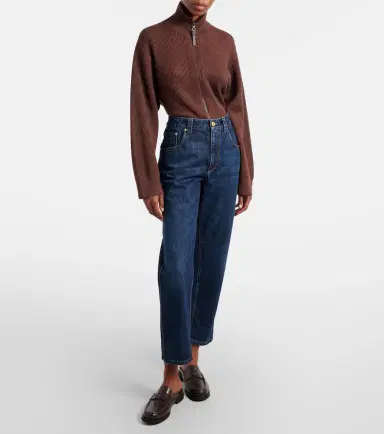 Brunello Cucinelli Cropped straight jeans | Thumbnail 4