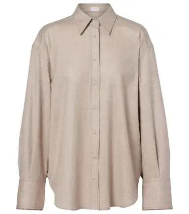 Brunello Cucinelli Virgin wool shirt | Thumbnail 1