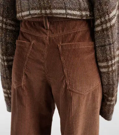 Brunello Cucinelli Cotton corduroy wide-leg pants | Thumbnail 2