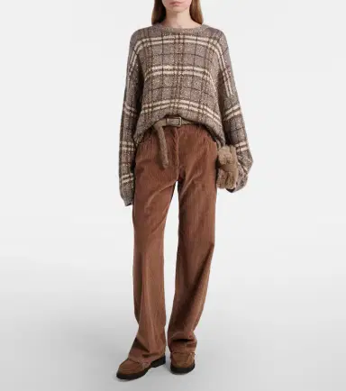 Brunello Cucinelli Cotton corduroy wide-leg pants | Thumbnail 3