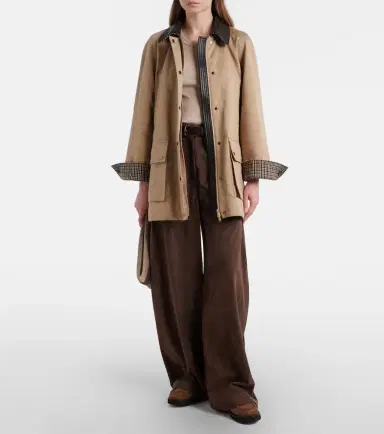 Brunello Cucinelli Suede wide-leg pants | Thumbnail 2 Brunello Cucinelli Suede wide-leg pants | Thumbnail 2