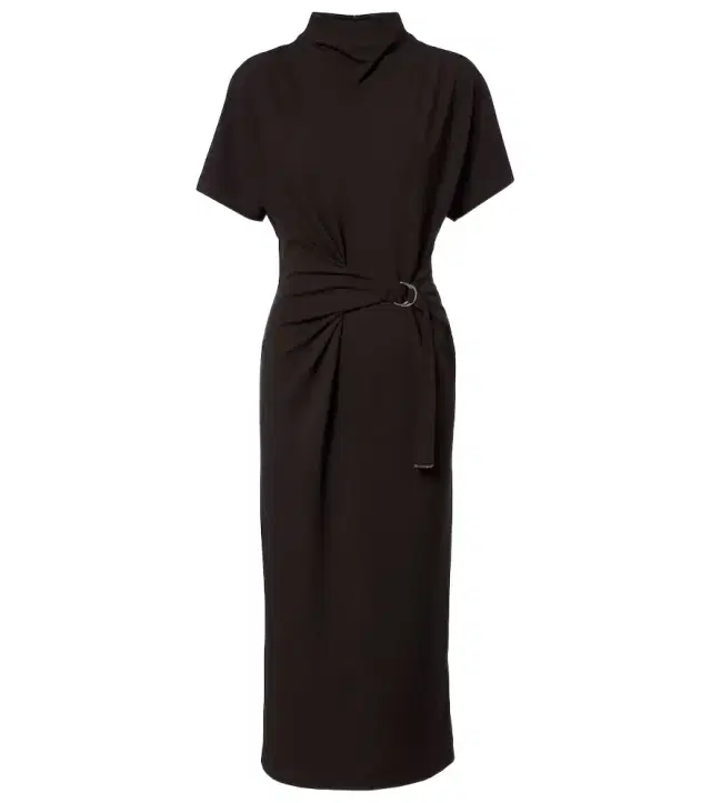 Brunello Cucinelli Gathered jersey midi dress